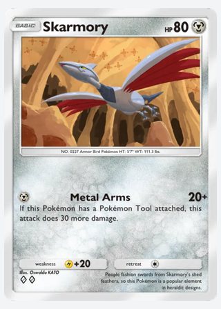 Skarmory — catalogusbeeld