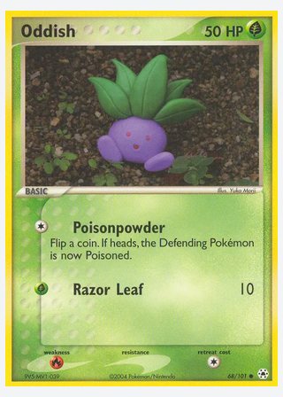 Oddish — catalogusbeeld