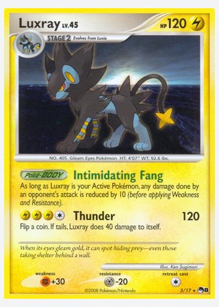 Luxray — catalogusbeeld