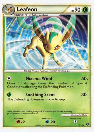 Leafeon — catalogusbeeld