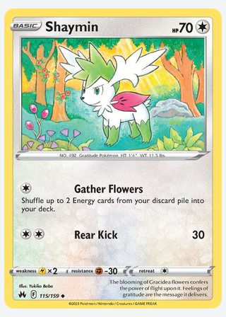 Shaymin — catalogusbeeld