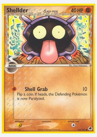 Shellder δ — catalogusbeeld