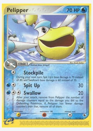 Pelipper — catalogusbeeld