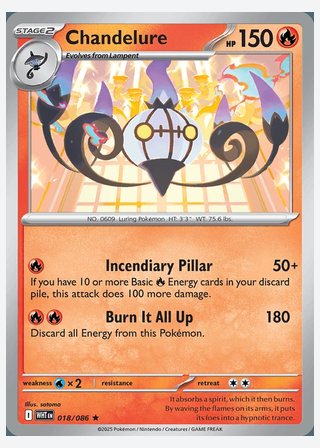 Chandelure — catalogusbeeld