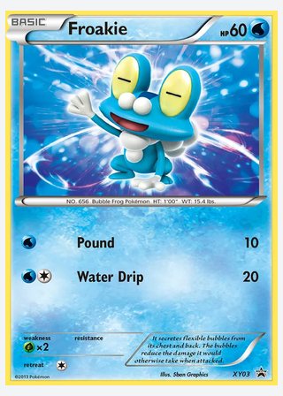 Froakie — catalogusbeeld