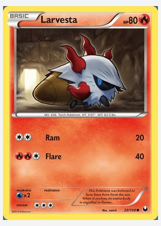 Larvesta — catalogusbeeld
