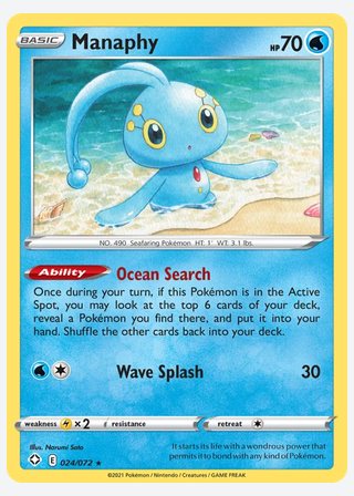 Manaphy — catalogusbeeld