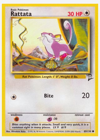 Rattata — catalogusbeeld