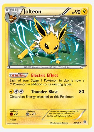 Jolteon — catalogusbeeld