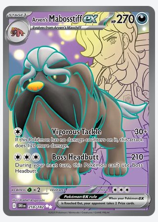 Arven's Mabosstiff ex — catalogusbeeld