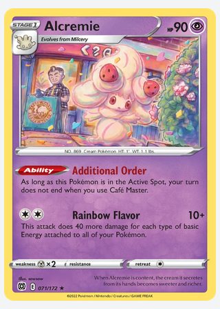 Alcremie — catalogusbeeld