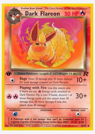 Dark Flareon — catalogusbeeld
