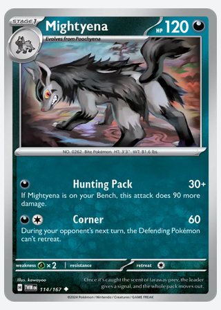 Mightyena — catalogusbeeld