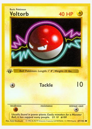 Voltorb — catalogusbeeld