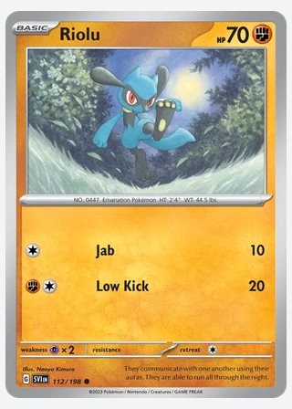 Riolu — catalogusbeeld