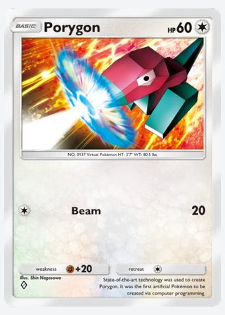 Porygon — catalogusbeeld