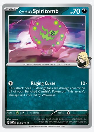 Cynthia's Spiritomb — catalogusbeeld