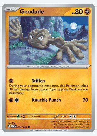Geodude — catalogusbeeld