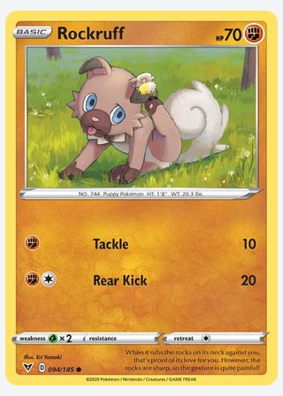 Rockruff — catalogusbeeld
