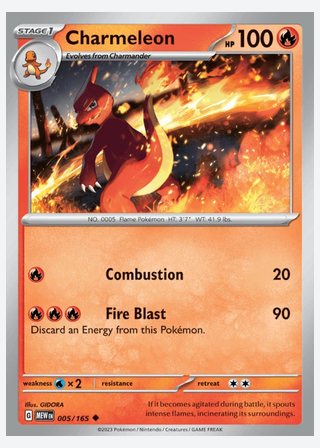 Charmeleon — catalogusbeeld
