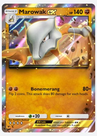 Marowak ex — catalogusbeeld