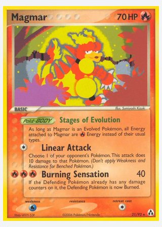 Magmar — catalogusbeeld