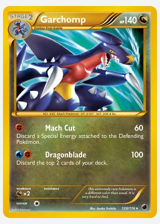 Garchomp — catalogusbeeld