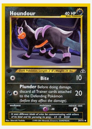 Houndour — catalogusbeeld