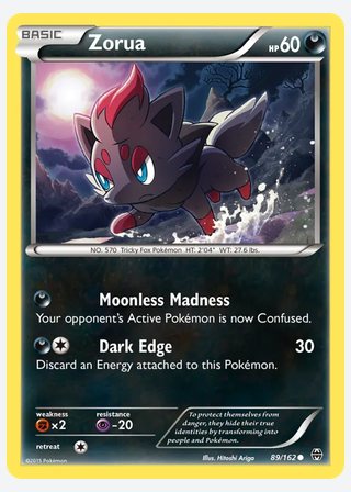 Zorua — catalogusbeeld