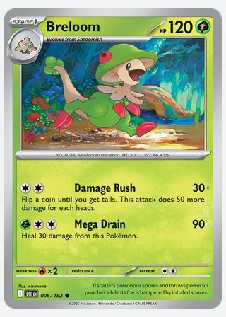 Breloom — catalogusbeeld