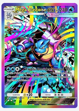 Mega Blastoise ex — catalogusbeeld