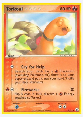 Torkoal — catalogusbeeld