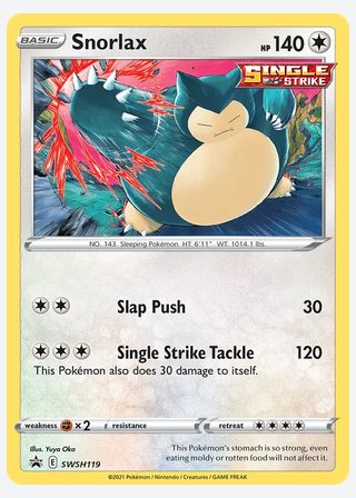 Snorlax — catalogusbeeld