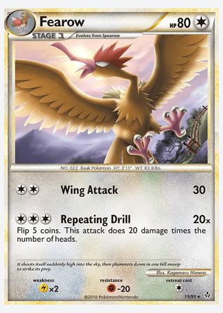 Fearow — catalogusbeeld