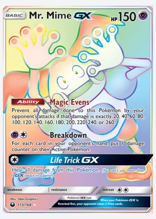 Mr. Mime GX — catalogusbeeld