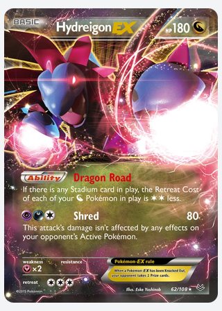 Hydreigon EX — catalogusbeeld