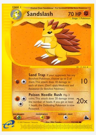 Sandslash — catalogusbeeld
