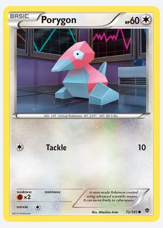 Porygon — catalogusbeeld