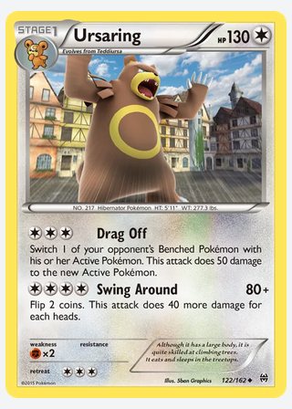 Ursaring — catalogusbeeld