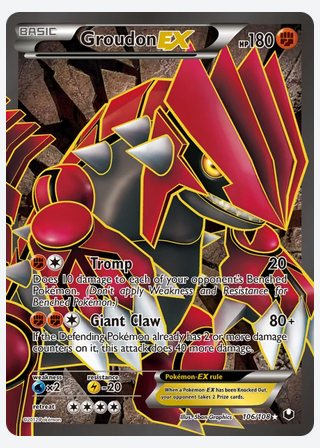 Groudon-EX — catalogusbeeld