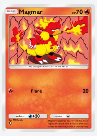 Magmar — catalogusbeeld