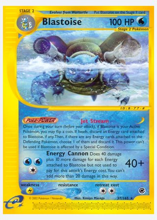 Blastoise — catalogusbeeld