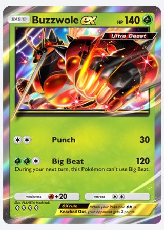 Buzzwole ex — catalogusbeeld