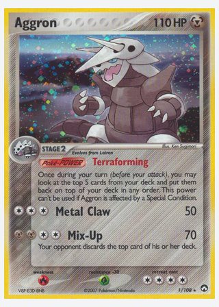 Aggron — catalogusbeeld