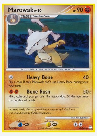 Marowak — catalogusbeeld