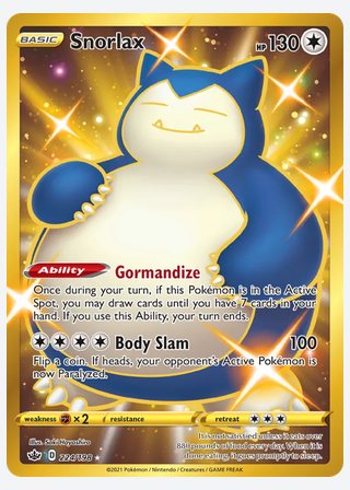 Snorlax — catalogusbeeld
