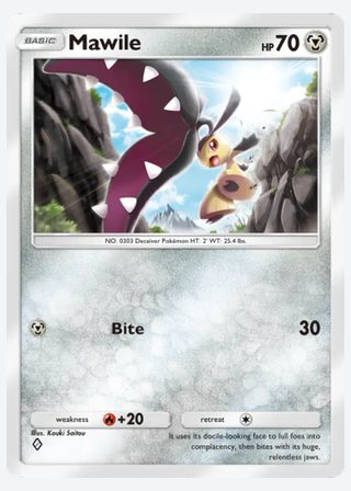 Mawile — catalogusbeeld