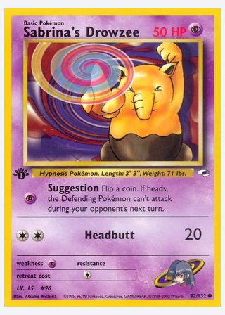 Sabrina's Drowzee — catalogusbeeld