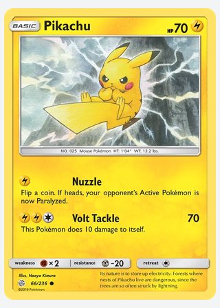 Pikachu — catalogusbeeld