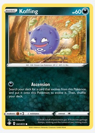 Koffing — catalogusbeeld